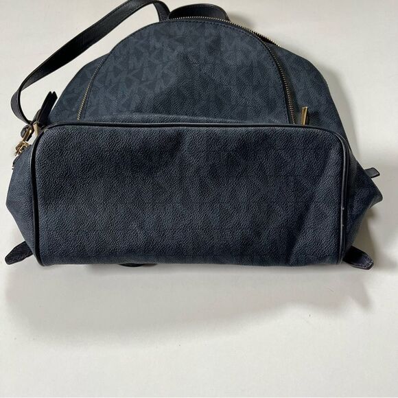 Michael Kors Rhea Medium Blue Logo Backpack - Picture 3 of 15